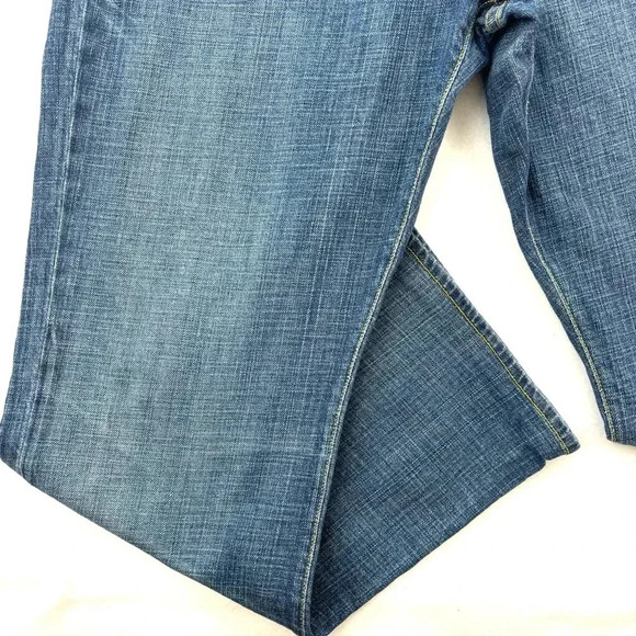 Paper Denim & Cloth Med Wash Boyfriend Style Straight Leg Lowrise Jeans Size 36 - Picture 5 of 15